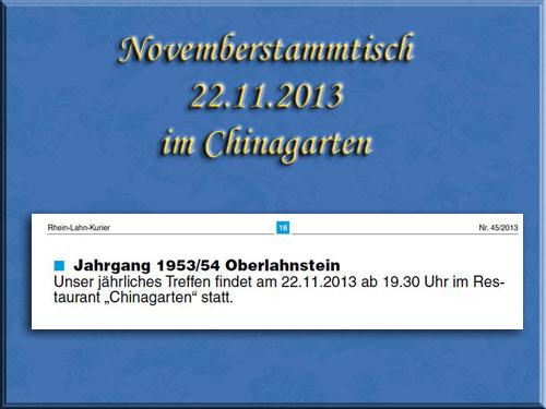 Stammtisch Koppelstein